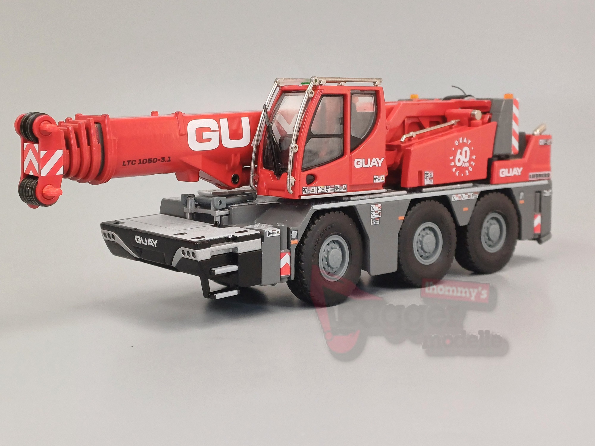 2121-4 - Conrad - Liebherr LTC 1050-3.1 Kompaktkran "GUAY " 60 Jahre Guay